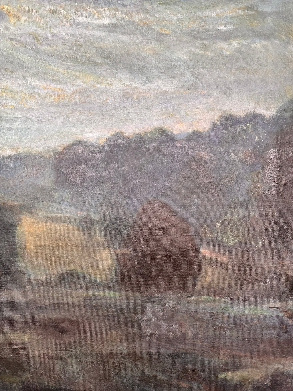 Henri Ottevaere (1870–1944) – Nocturne Landscape Painting, Belgian Artist